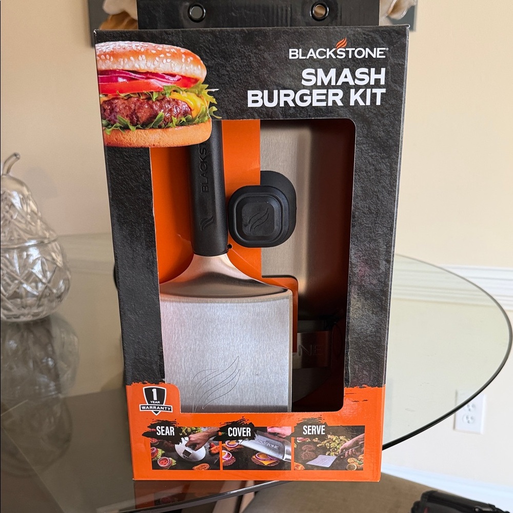 Blackstone Smash Burger Kit - Black & Orange